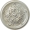 Ekena Millwork Katheryn Ceiling Medallion (Fits Canopies up to 2 1/8"), Hnd-Painted Flash Blue, 14 1/2"OD x 2 3/4"P CM14KTFBS - alternate 1